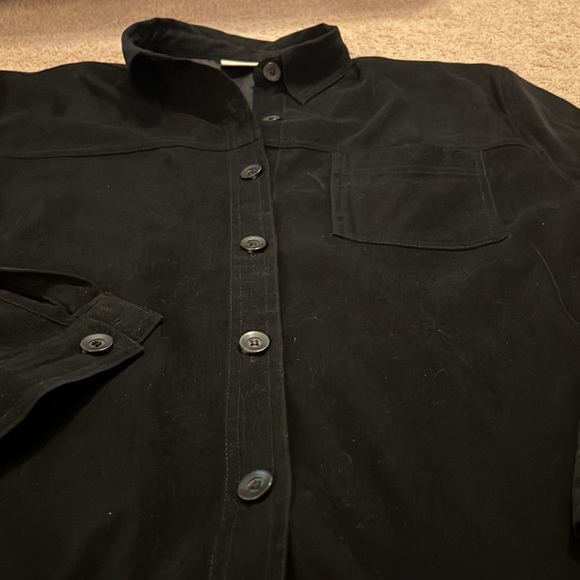 Classic Elements Women’s long sleeve black shirt size large - Picture 3 of 6